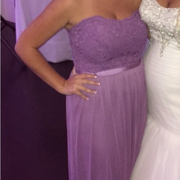 David’s Bridal Bridesmaid Dress - Size 10 - Picture 1 of 3